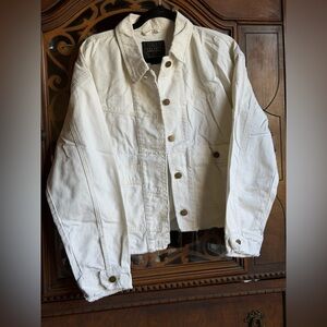 Sanctuary White Denim Jacket